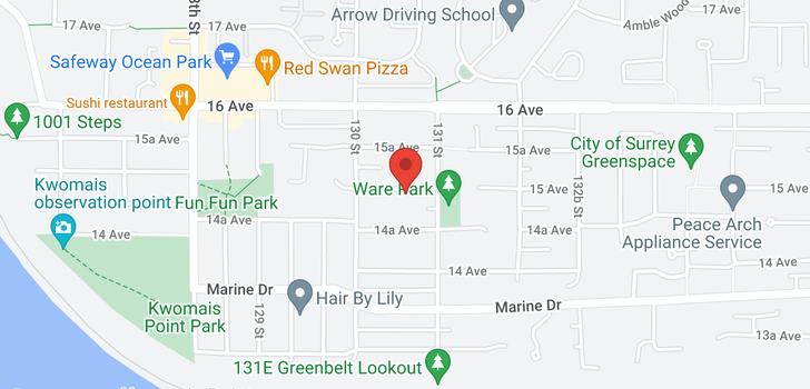 map of 13058 15 AVENUE